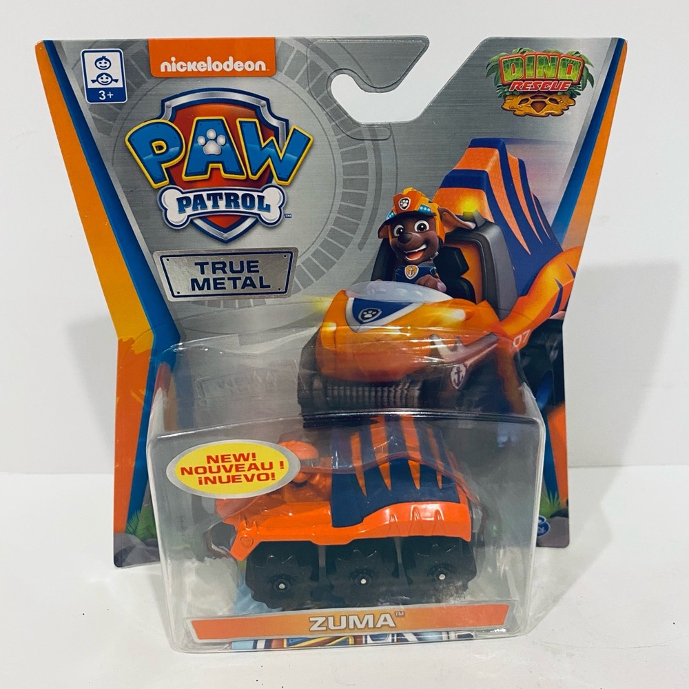 Nickelodeon Paw Patrol True Metal Dino Rescue Zuma New